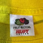 Fruit of the Loom  Medium Bahamas Freeport Yellow Embroidered Short Sleev… Photo 3