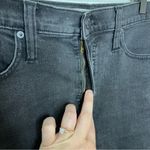 Madewell  Black Stretch Denim Mini Skirt Step Hem 28 Photo 3