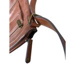 Born concept b.ø.c Cognac Brown Faux Leather Crossbody Bag Messenger Purse Photo 8