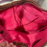 The Sak Canvas Stripe Shoulder Bag Boho Peace Sign Everyday Retro Photo 2