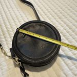 Ted Baker Errinn Black Bovine Leather Tassel Circle Small Crossbody Bag Photo 5