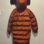 ASOS Rust Orange Long Puffer Coat Photo 4