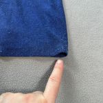 Wild Fable  Dress L Women Blue Sparkle Knit Cutout Twist Long Sleeve Sheer NWT Photo 6