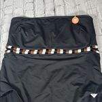 Seafolly  $199 Sun Stripe Black Bandeau One Piece Swimsuit size 18 DD Cup NEW Photo 12