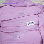 New! Set! Toast Swim crop surf bikini top High Waist, String Bikini Bottom, M Pink Size M Photo 14