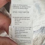 Revamped Linen Blend Tie Dye Blue & White Cropped Top Size Medium Smocked Photo 6