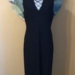 New York And Company  Black Fitted Dress - Size XL Photo 2