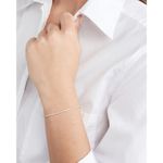 SHASHI Diamond Tennis Pull Bracelet in Gold One Size Womens Crystals Photo 1