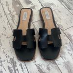 Steven By Steve Madden steven new york hayden black leather sandal  Photo 0