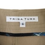 Trina Turk  Tailored Straight Leg Dress Pants Khaki Camel Style 46817 Size 6 Photo 5