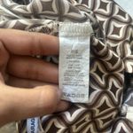 Garage  Brown Pattern Scarf Top Retro‎ Print Tie Back Tube Top Small Photo 6