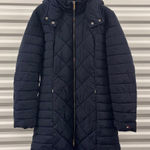 Tommy Hilfiger Vintage Navy Quilted Puffer Jacket M Photo 0