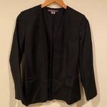 Vintage Pippa wool blend black‎ open blazer 2 Black Photo 0