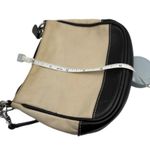 Coach Black and Cream Canvas Wristlet / MINI Purse Photo 8