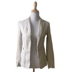 Frank & Eileen  Dublin Tailored Blazer In Cement Cream Ivory Size XS NWT Photo 1