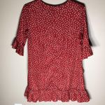 Red polkadot white Cocktail Dress Floral Sleeveless Dresses beach women dress​​ Size M Photo 10