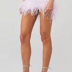 Lamarque Magnolia Vegan Leather Mini Skirt Pink Parasol Womens Size XS Photo 4