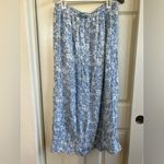 American Eagle A&E Floral Blue and White Skirt Photo 3