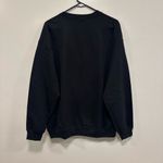 Chicken sweater! Black sequin glitter bling rooster sweatshirt size large! Photo 3