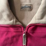 Pendleton  reversible Red/tan Fleece Vest with Collar Photo 2