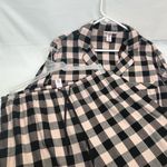 Victoria's Secret VICTORIA SECERT PLAID FLANNEL PJ’S M PINK/BLACK W/GOLD THREAD PREOWNED Photo 2