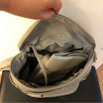 MISS FONG Mini leather Diaper Bag Backpack.Diaper Bag with Changing Pad Photo 5