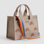 Coach Cargo Tote Bag 26 With Rainbow #CBF52 Photo 1