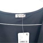 Free People Intimately NWT City Nights Tuck In Top Black Photo 9