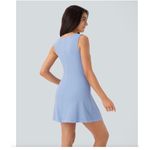 Halara Brand New  Women's Size Small Blue A Line Tennis Mini Dress Pockets Photo 1