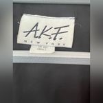 Vintage AKF New York Vest With Fringe USA German Fabric Artsy Boho; size S Photo 1