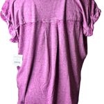 Free People New  Beach Keep Me Burnout Tee Shirt Top Blouse Boho Azelia Small Photo 4