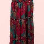 Jessica Simpson Cute bright tropical beach pool flowy boho tie neck halter dress or coverup maxi Photo 0