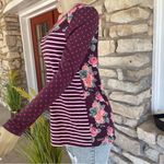 Matilda Jane  Size Small Calling Bird Floral Stripe Polka Dot Long Sleeve Tee Photo 8