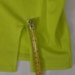 SheIn Neon Yellow-Green Bodycon Dress M Dopamine Coconut Girl Rainbowcore Rave Photo 9