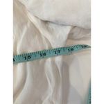 Anthropologie Asi3nna Anthro White Lace Shorts Romper EUC Sz Lg Lined Crochet Lace Summer Photo 9