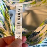 Kinesis Vibrant Swirl Patterned Women's Leggings w/side pockets Medium Blue Photo 2