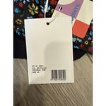 Ganni Dark Floral Twisted Boho Bikini Bottom Black Stylish EU44 US 14 L Photo 3