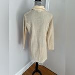 Classic Elements Vintage 90s Sz:M Petite  Cream Long floral Embroidered Sweater. Photo 1