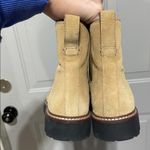 Madewell  WOMENS CITYWALK LUGSOLE CHELSEA BOOT SUEDE BEIGE 9.5 Photo 5