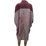 TOV Oversized Button Down Asymmetrical Batwing Sleeve High Low Shirt Blouse 10 Red Photo 2