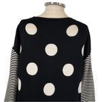 Moschino Boutique Virgin Wool Long Sleeve Button Front Polka Dot Dress Size 10 Photo 7