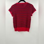 J.Crew  Ribbed featherweight cashmere T-shirt in stripe Photo 4
