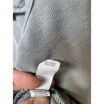 Aerie M Distressed Gray Shacket Oversized Button Front Soft Cotton Lumberjane Photo 6