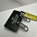 Simply Vera, Vera Wang Simply Vera Vera Wang Green Rhinestone & Gunmetal Pierced Earrings NWT Photo 4