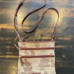 Dooney & Bourke Disney  Brown Tonal Mickey Mouse Triple Zip Crossbody Purse Photo 1