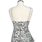 superdown Revolve Kina Leopard Print Ruched Mini Dress Gray White Size Medium Photo 6