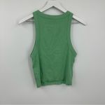Aerie  Green Cropped Tank Top Size XL Summer Bright Photo 5