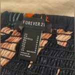 Forever 21  F21 Navy Blue Tropical Floral Bird of Paradise Halter Jumpsuit - S Photo 8