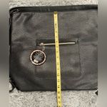 Arcadia Beauty Labs Fresh & floral 2 n 1 backpack tote Black Faux Leather NWT Photo 7