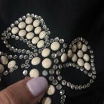 Karl Lagerfeld Black Embellished Short Sleeve Tee Photo 4